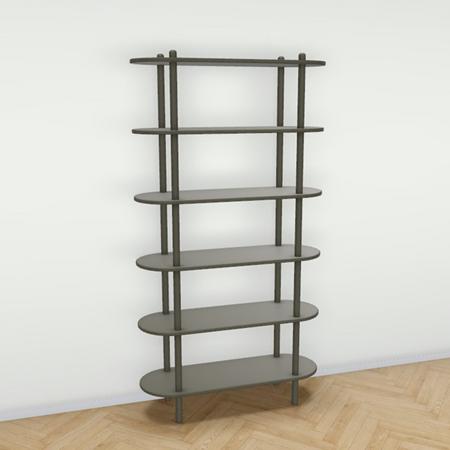 Askel avohylly 100x35x185 cm sammal