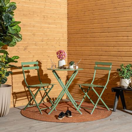 Fanni K Rauha pyöreä juuttimatto 100 cm pähkinänruskea