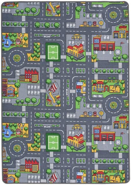 Liikennematto harmaa 100x150cm