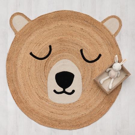 4Living Buddy pyöreä matto Ø120 cm luonnonväri