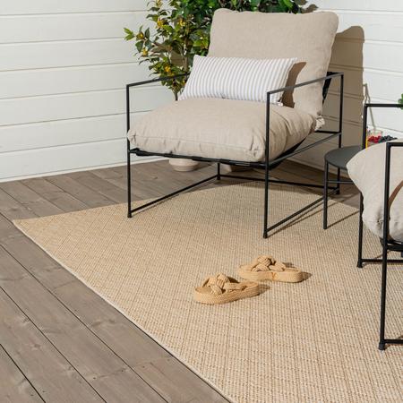 Veranta matto sisä-/ulkokäyttöön 80x150 cm hiekka