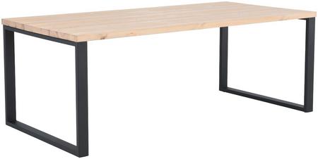 Ruska terassiruokapöytä  200x100 cm antiikkipetsattu harjattu ja lakattu mänty/m