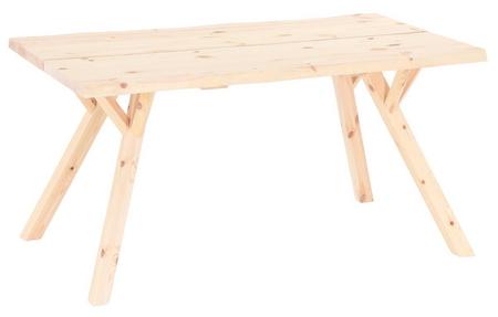 Lana terassilankkupöytä 150x88 cm puuvalmis