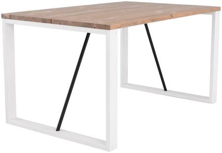 Honka terassilankkupöytä 140x90 antiikkipetsattu/valkoinen