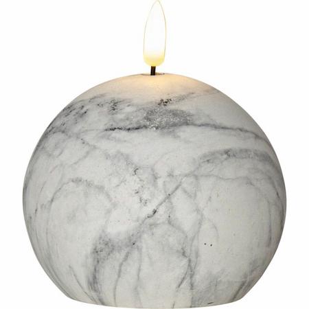 Star Trading Flamme Marble LED-pallokynttilä 12 cm