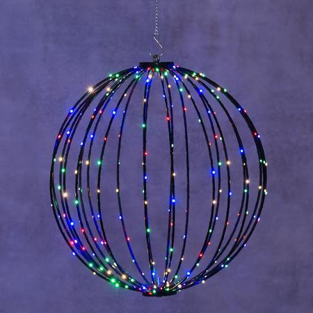 Finnlumor LED-valopallo Ø50 cm 264 lediä monivärinen