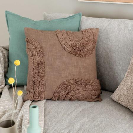 Kaari tyynynpäällinen 45x45 cm ruskea