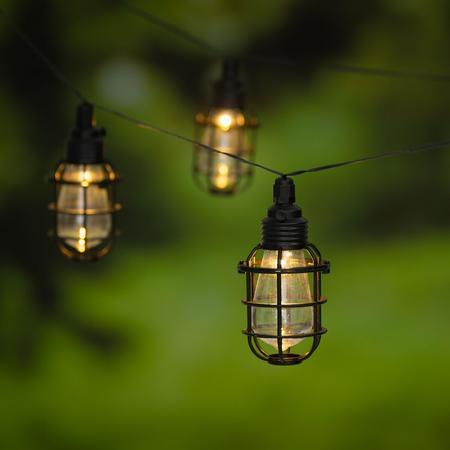 Tarmo Industrial aurinkokenno valoketju musta/kirkas