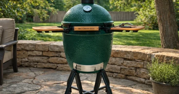big-green-egg-hiiligrilli-iso-46cm-testi Big Green Egg Hiiligrilli grillivaunu iso / Ø 46 cm arvostelu