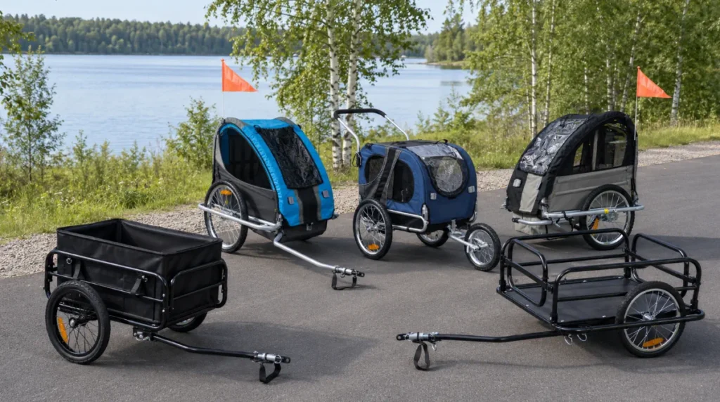 Paras peräkärry polkupyörään testi