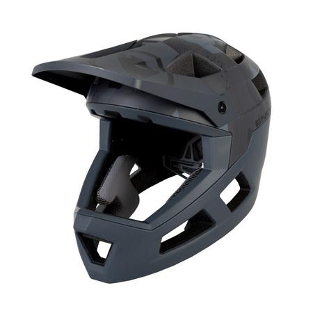 Endura Singletrack Youth lasten Full Face pyöräilykypärä - Black - 51-56cm