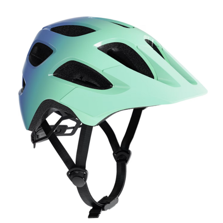 Trek Tyro Youth nuorten pyöräilykypärä - Aloha Green / Ultraviolet - 50-55cm