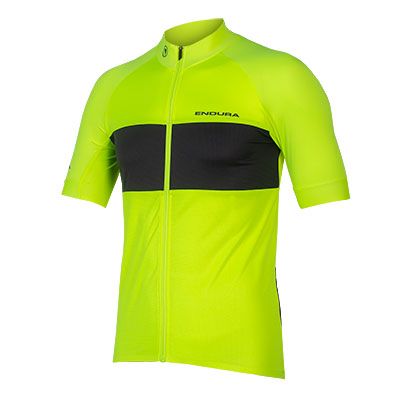 Endura FS260-Pro S/S Jersey II miesten pyöräilypaita - Hi-viz Yellow - S
