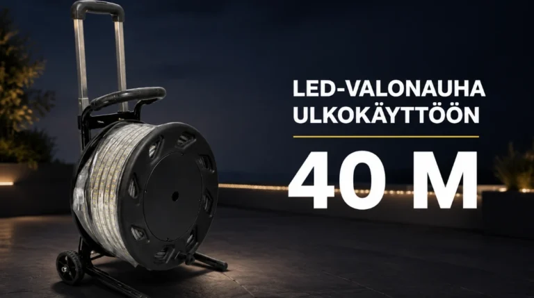 Brightsolar LED-valonauha ulkokäyttöön 40 m arvostelu