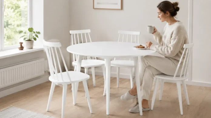 Rowico Home Lotta 4-hengen ruokailuryhmä pyöreä arvostelu