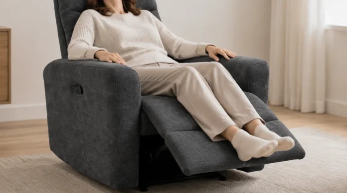 Shano Recliner-nojatuoli Manuaalinen - Harmaa arvostelu