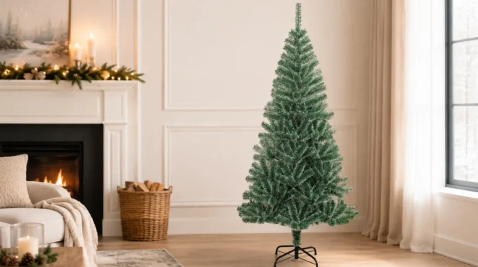 vidaXL Tekojoulukuusi lumihuurteella vihreä 210 cm arvostelu