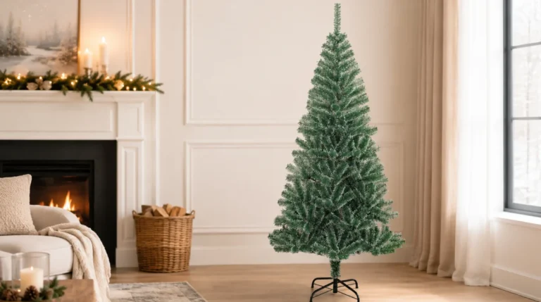 vidaXL Tekojoulukuusi lumihuurteella vihreä 210 cm arvostelu