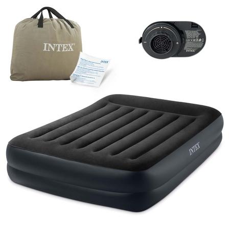 Ilmatäytteinen patja 203x152x42 cm integroidulla sähköpumpulla INTEX 64124