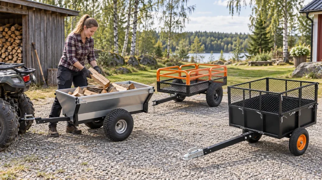 Paras pieni mönkijäkärry testi