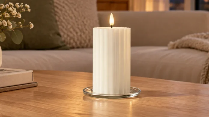 Star Trading Flamme Stripe LED-kynttilä 15 cm valkoinen arvostelu