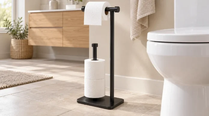 umbra-cappa-wc-paperiteline-195x124x522cm-musta-arvostelu Umbra Cappa wc-paperiteline 19,5x12,4x52,2 cm musta arvostelu